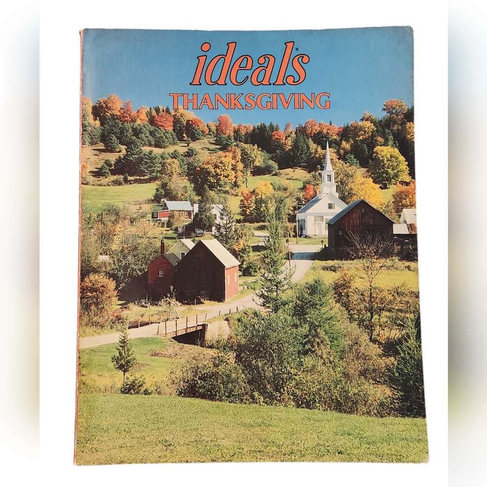Vintage 1985 Ideals Thanksgiving Magazine